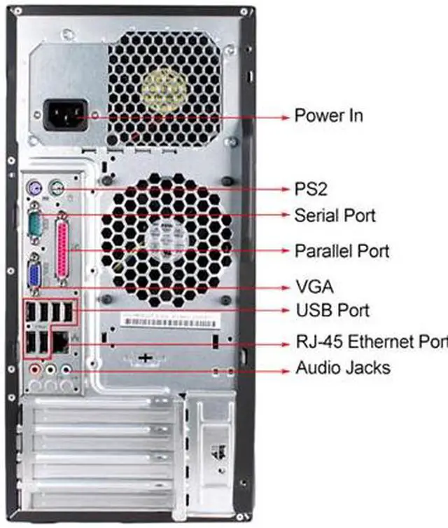 Alt view image 4 of 4 - Refurbished Lenovo M57 Tower Intel Core 2 Duo E6550 2.33G / 4G DDR2 / 250G / DVD / Windows 7 Professional 64 Bit / 1 Year Warranty