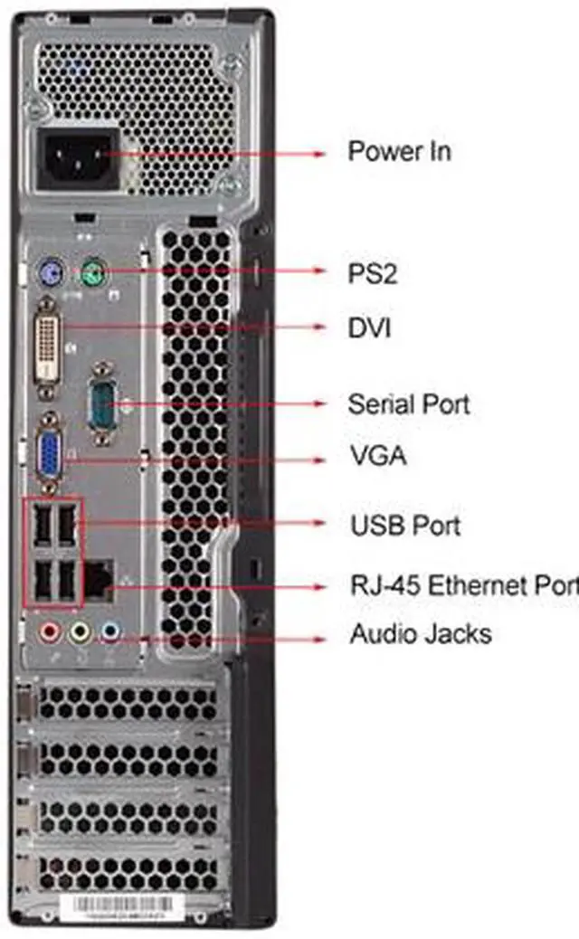 Alt view image 4 of 4 - Refurbished Lenovo M72E Slim/Small form factor Intel Core i5 3470 3.2G / 16G DDR3 / 2TB / DVD / Windows 7 Professional 64 Bit / 1 Year Warranty