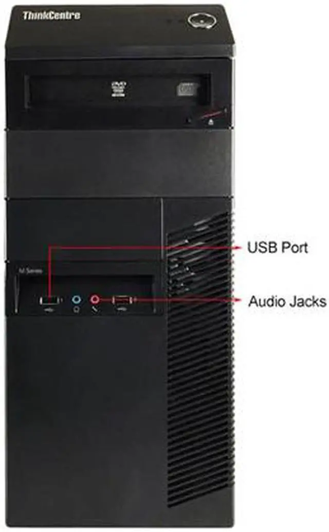 Alt view image 3 of 4 - Refurbished Lenovo M78 Tower AMD A8-Series APU 6500B 3.5G / 4G DDR3 / 1TB / DVD / Windows 7 Professional 64 Bit / 1 Year Warranty