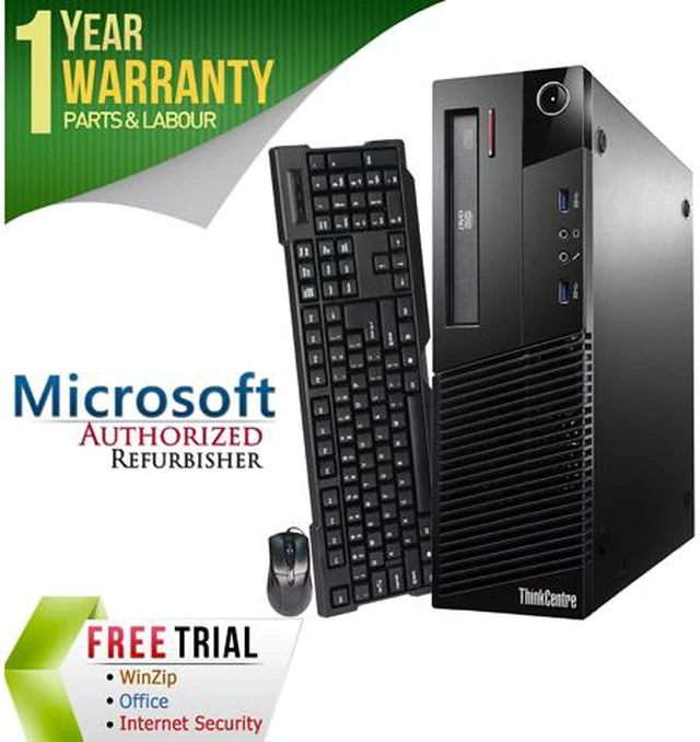 Main image of Refurbished Lenovo ThinkCentre M83 Desktop SFF Intel Core i5 4570 3.2G / 16G DDR3 / 2TB / DVD / Windows 7 Professional 64 Bit / 1 Year Warranty