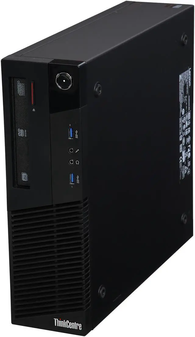 Alt view image 3 of 10 - Lenovo ThinkCentre Desktop Computer M83 Small Form Factor Pro (10AM000WUS) Intel Core i3 4150 (3.50 GHz) 4 GB 500 GB HDD Windows 7 Pro 64-Bit with Windows 8.1 upgradable