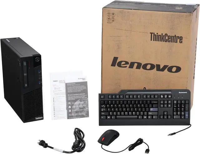 Alt view image 10 of 10 - Lenovo ThinkCentre Desktop Computer M83 Small Form Factor Pro (10AM000WUS) Intel Core i3 4150 (3.50 GHz) 4 GB 500 GB HDD Windows 7 Pro 64-Bit with Windows 8.1 upgradable