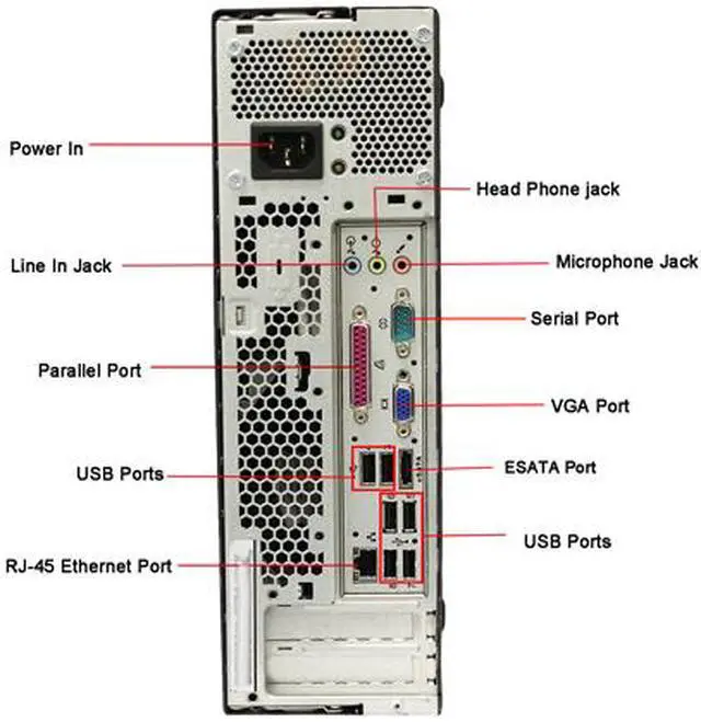 Alt view image 4 of 4 - ThinkCentre Desktop Computer M57P Intel Core 2 Duo E6550 4GB DDR2 750GB HDD Windows 7 Professional 64-bit