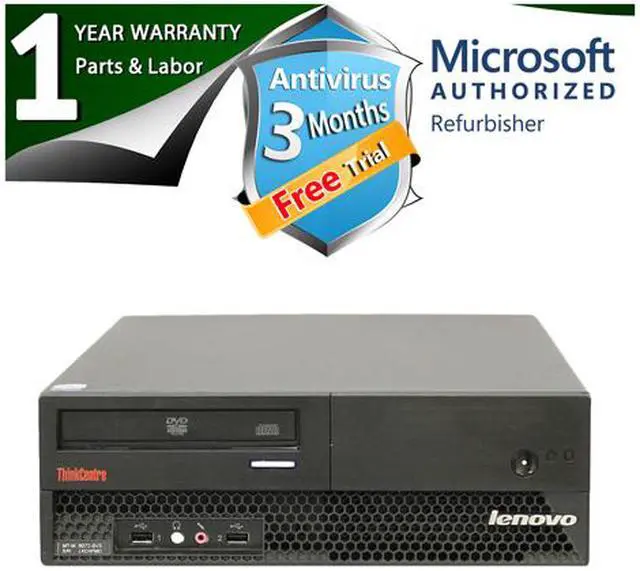Alt view image 2 of 4 - ThinkCentre Desktop Computer M57P Intel Core 2 Duo E6550 4GB DDR2 750GB HDD Windows 7 Professional 64-bit