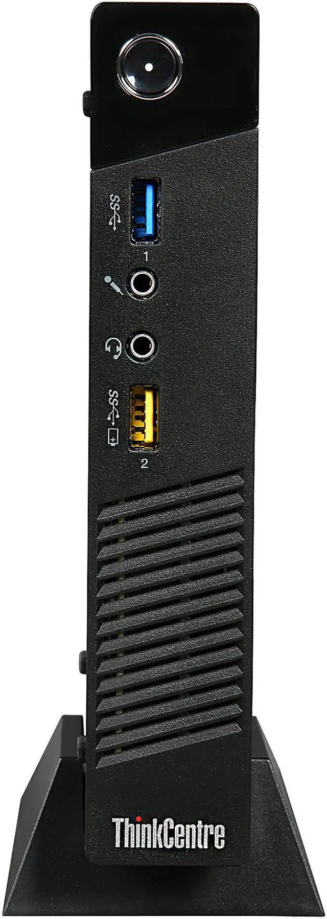 Alt view image 2 of 7 - Lenovo Desktop Computer ThinkCentre M73 Tiny (10AY0082US) Intel Core i3-4150T 4GB DDR3 500GB HDD Intel HD Graphics 4400 Windows 7 Professional 64-Bit / Windows 8.1 Pro Downgrade