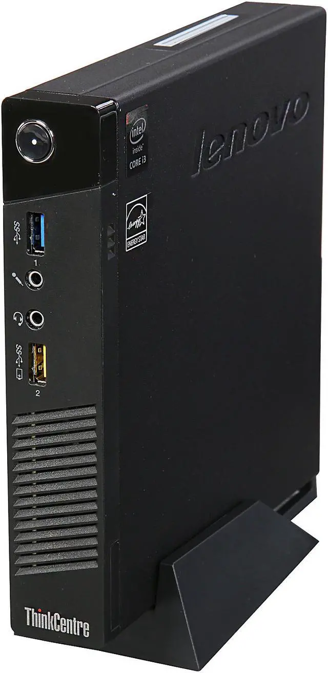 Alt view image 3 of 7 - Lenovo Desktop Computer ThinkCentre M73 Tiny (10AY0082US) Intel Core i3-4150T 4GB DDR3 500GB HDD Intel HD Graphics 4400 Windows 7 Professional 64-Bit / Windows 8.1 Pro Downgrade
