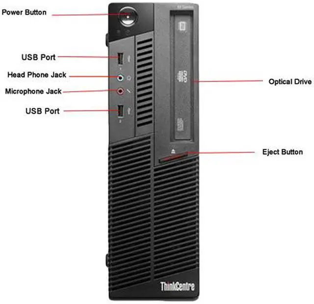 Alt view image 3 of 4 - Lenovo Desktop Computer M90P Intel Core i5-650 4GB DDR3 1TB HDD Windows 7 Professional 64-bit