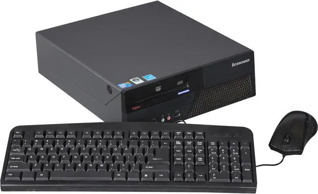 Main image of Lenovo M58P SFF Desktop Intel Core2Duo 3GHz,3GB,160GB HDD,DVD,Win7Pro32,1yr War,Win10 Free Upgrade Ready,Certified Refurbished by Microsoft Authorized Refurbisher(MAR)