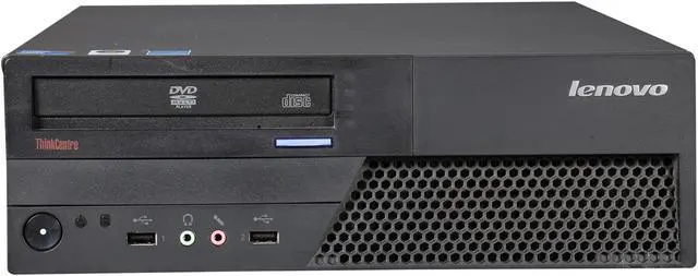 Alt view image 2 of 8 - Lenovo M58P SFF Desktop Intel Core2Duo 3GHz,3GB,160GB HDD,DVD,Win7Pro32,1yr War,Win10 Free Upgrade Ready,Certified Refurbished by Microsoft Authorized Refurbisher(MAR)