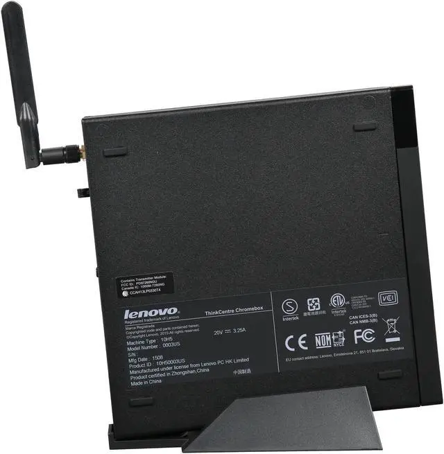 Alt view image 4 of 7 - Lenovo ThinkCentre Chromebox (10H50003US) Intel Celeron 3205U (1.50 GHz) 4 GB Memory 16 GB SSD Google Chrome OS