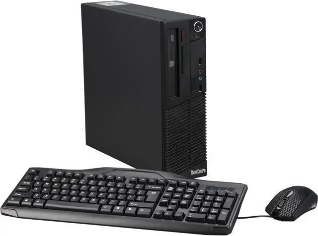 Main image of Lenovo Desktop Computer M71E Pentium G630 (2.70 GHz) 4 GB DDR3 250 GB HDD Windows 7 Professional 64-Bit (Microsoft Authorized Refurbish)