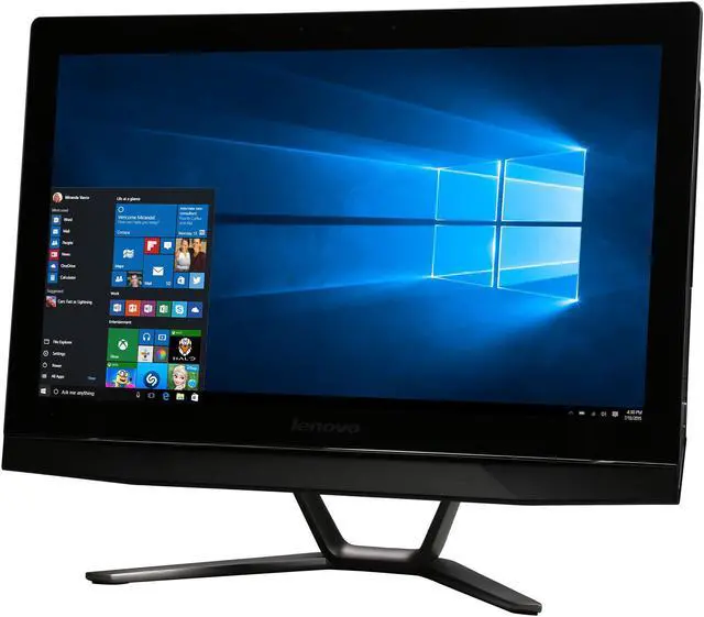 Alt view image 3 of 7 - Lenovo All-in-One Computer B40-30 (F0AW008RUS) Intel Pentium G3260T 4GB DDR3 500GB HDD 21.5" Touchscreen Windows 10 Home 64-Bit