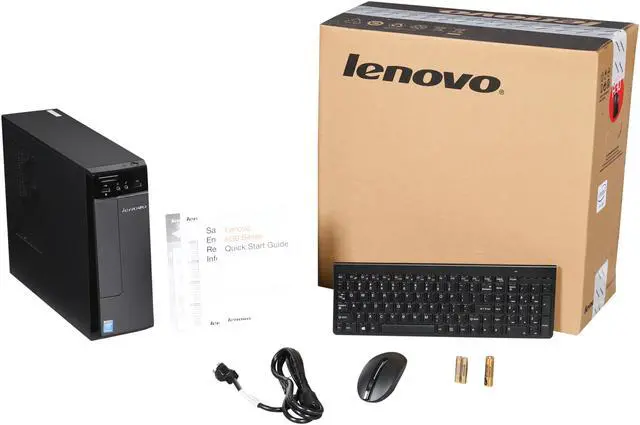 Alt view image 9 of 9 - Lenovo Desktop Computer H30 (90B900ADUS) Intel Core i3-4170 4GB DDR3 1TB HDD 120GB SSD NVIDIA GeForce GTX 745 2 GB GDDR3 Windows 10 Home 64-Bit