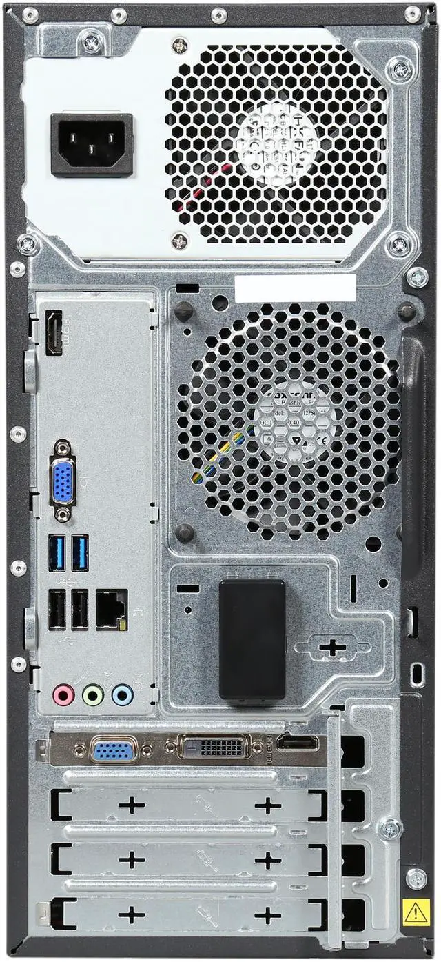 Alt view image 8 of 9 - Lenovo Desktop Computer H50 (90B700EDUS) Intel Core i7 4790 (3.6 GHz) 8 GB DDR3 1 TB HDD 120 GB SSD NVIDIA GeForce GTX 750 Ti 2 GB GDDR5 Windows 10 Home 64-Bit