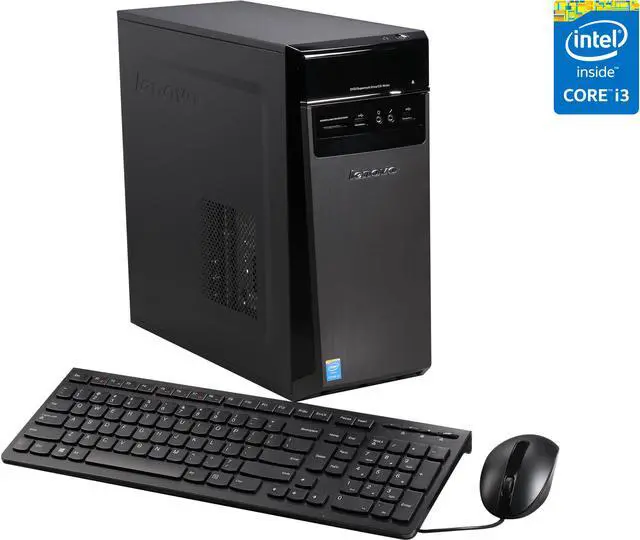 Open Box: Lenovo Desktop Computer H50-50 (90B700ENUS) Intel Core