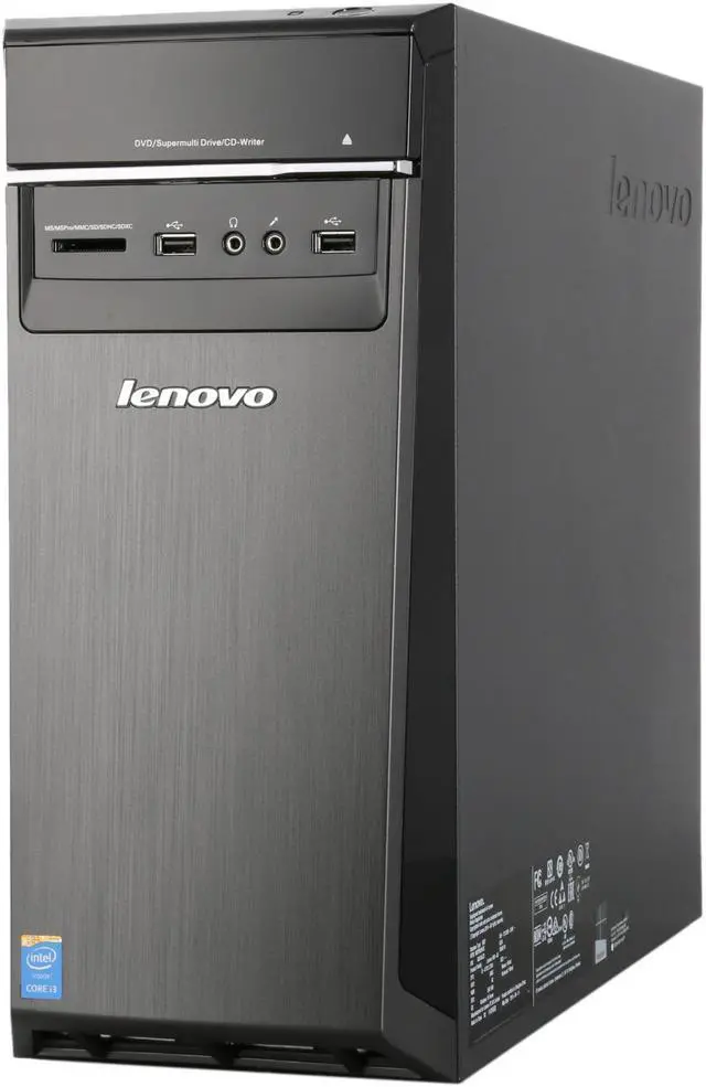 Open Box: Lenovo Desktop Computer H50-50 (90B700ENUS) Intel Core