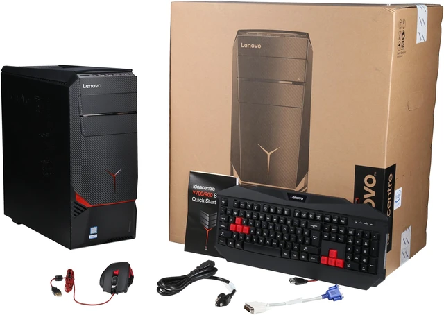 Alt view image 9 of 9 - Lenovo Desktop Computer Y700-34ISH (90DG0006US) Intel Core i5 6400 (2.7 GHz) 8 GB DDR4 1 TB + 8 GB SSHD + 120 GB SSD Windows 10 Home 64-Bit