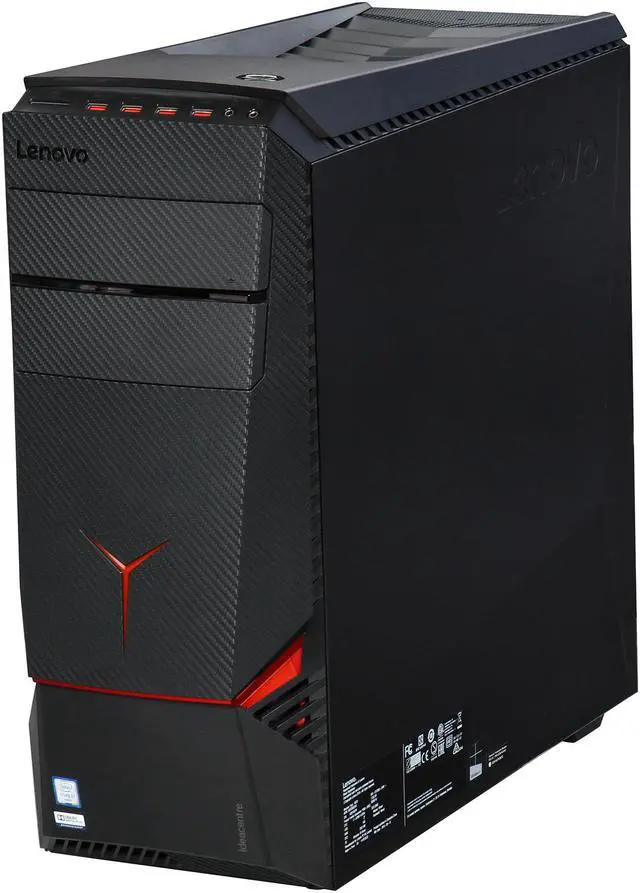 Alt view image 3 of 9 - Lenovo Desktop Computer Y900-34ISZ (90DD000SUS) Intel Core i7 6700K (4.00 GHz) 16 GB DDR4 2 TB + 8 GB SSHD 256 GB SSD NVIDIA GeForce GTX 980 4 GB Windows 10 Home 64-Bit