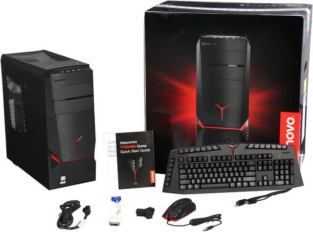 Alt view image 9 of 9 - Lenovo Desktop Computer Y900-34ISZ (90DD000SUS) Intel Core i7 6700K (4.00 GHz) 16 GB DDR4 2 TB + 8 GB SSHD 256 GB SSD NVIDIA GeForce GTX 980 4 GB Windows 10 Home 64-Bit