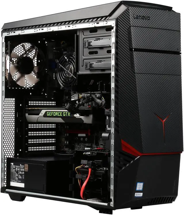 Alt view image 7 of 10 - Lenovo Desktop Computer Y900-34ISZ (90DD000TUS) Intel Core i7 6700K (4.0 GHz) 8 GB DDR4 2 TB + 8 GB SSHD + 120 GB SSD NVIDIA GeForce GTX 970 4 GB Windows 10 Home 64-Bit