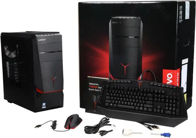 Alt view image 10 of 10 - Lenovo Desktop Computer Y900-34ISZ (90DD000TUS) Intel Core i7 6700K (4.0 GHz) 8 GB DDR4 2 TB + 8 GB SSHD + 120 GB SSD NVIDIA GeForce GTX 970 4 GB Windows 10 Home 64-Bit