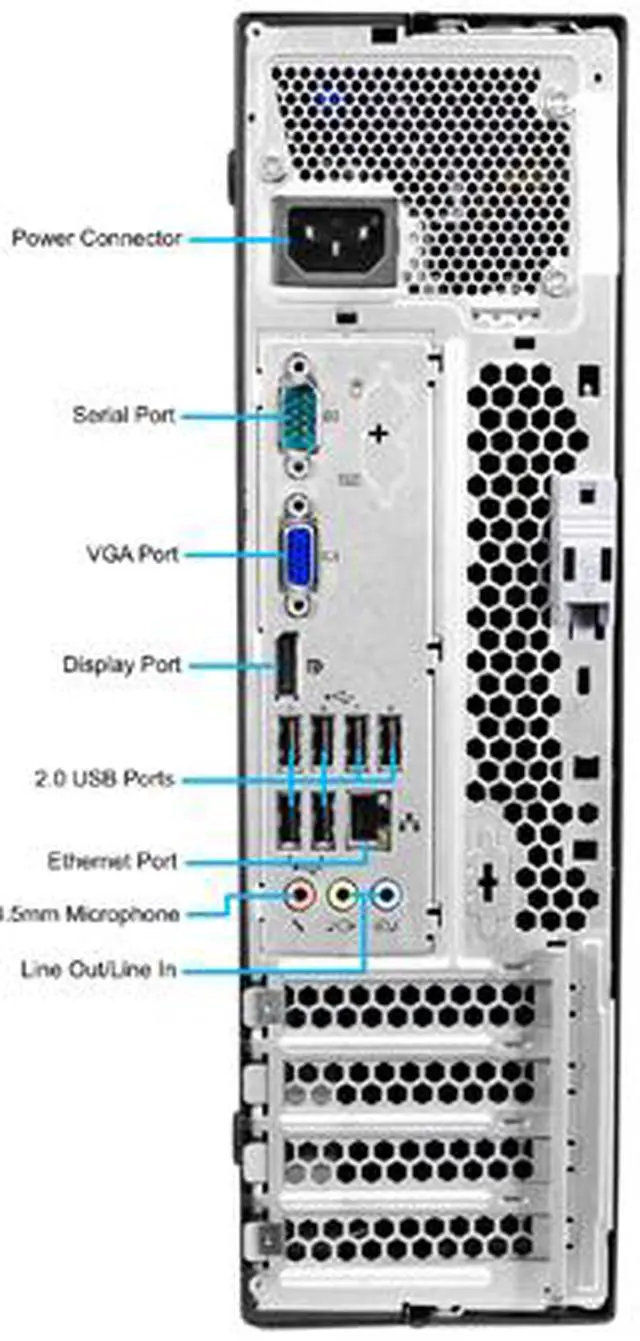 Alt view image 2 of 2 - Lenovo Desktop Computer M81 Intel Core i3-2100 4 GB 320GB HDD Windows 10 Pro 64-Bit