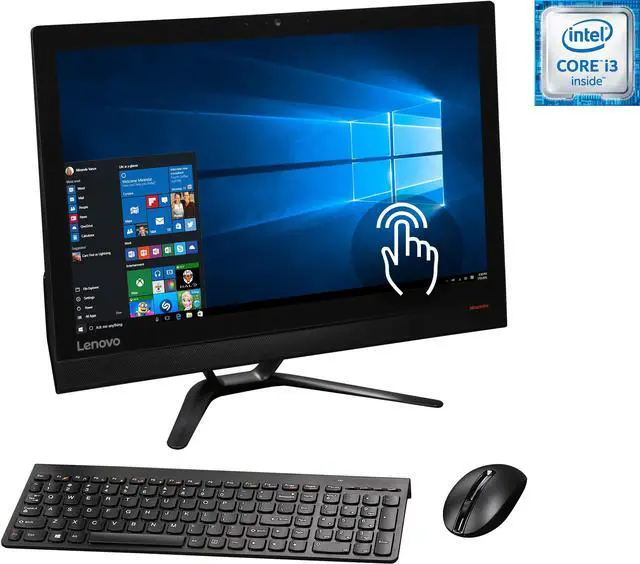 Main image of Lenovo All-in-One Computer IdeaCentre 300-23ISU (F0BY0041US) Intel Core i3-6100U 8GB DDR4 1TB HDD 23" Touchscreen Windows 10 Home 64-Bit