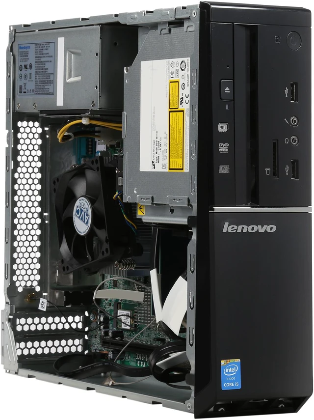 Alt view image 7 of 9 - Lenovo Desktop Computer IdeaCentre 300s-08IHH (90F10031US) Intel Core i5-4460S 8GB DDR3 1TB HDD Intel HD Graphics 4600 Windows 10 Home 64-Bit