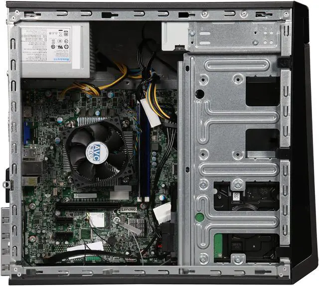 Alt view image 7 of 9 - Lenovo Desktop Computer IdeaCentre 300-20ish (90DA007VUS) Intel Core i5-6400 4GB DDR4 1TB HDD Intel HD Graphics 530 Windows 10 Home 64-Bit
