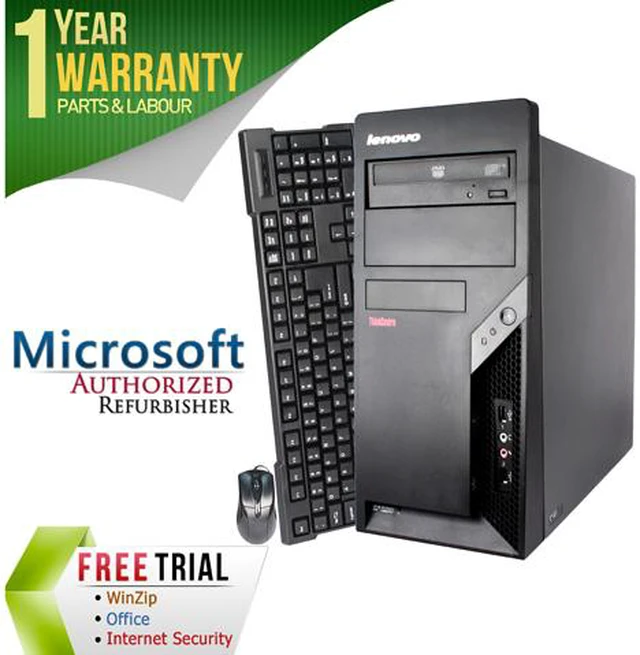 Main image of Lenovo Desktop Computer M55 Intel Core 2 Duo E4400 2GB DDR2 160GB HDD Windows 10 Home 64-Bit Multi-Language, English / Spanish