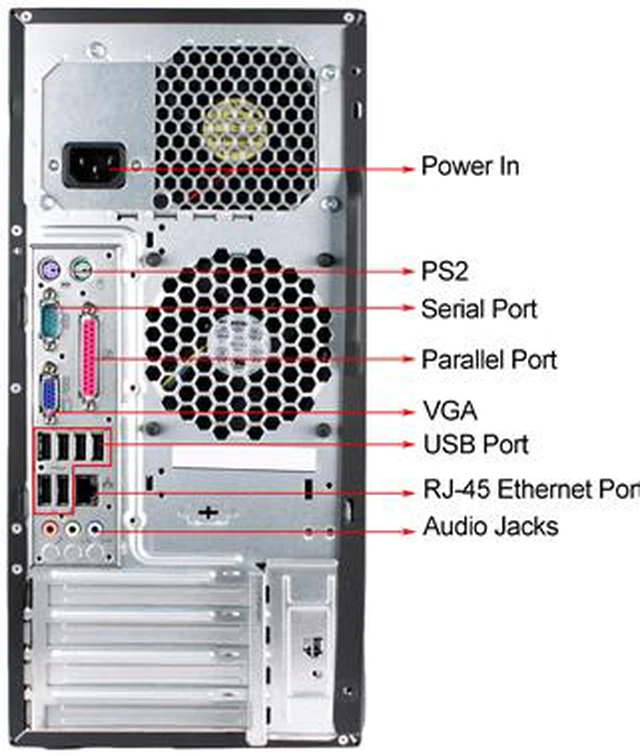 Alt view image 4 of 4 - Lenovo Desktop Computer M55 Intel Core 2 Duo E4400 2GB DDR2 160GB HDD Windows 10 Home 64-Bit Multi-Language, English / Spanish