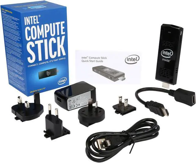 Alt view image 7 of 7 - Intel Ultra-slim PC Compute Stick Intel Atom Z3735F 1GB DDR3 8GB eMMC SSD Intel HD Graphics Linux Ubuntu 14.04 LTS version