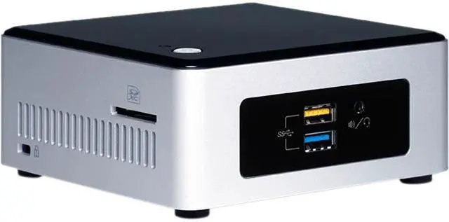 Main image of Intel Grass Canyon NUC Mini PC Pentium N3700 (1.6 GHz) 2 GB DDR3 32 GB eMMC SSD Windows 10 Home
