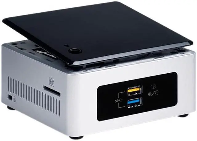 Alt view image 3 of 7 - Intel Grass Canyon NUC Mini PC Pentium N3700 (1.6 GHz) 2 GB DDR3 32 GB eMMC SSD Windows 10 Home