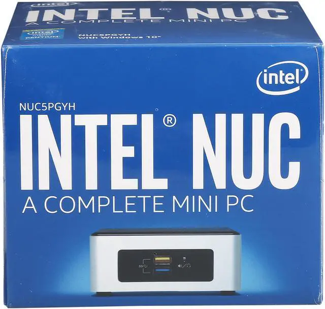 Alt view image 7 of 7 - Intel Grass Canyon NUC Mini PC Pentium N3700 (1.6 GHz) 2 GB DDR3 32 GB eMMC SSD Windows 10 Home