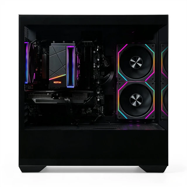 Alt view image 3 of 9 - KOTIN Desktop PC M70B KTM70BH797X32506T8G AMD Ryzen 7 9700X 32GB DDR5 1TB PCIe SSD PNY GeForce RTX 5060 Ti Windows 11 Home