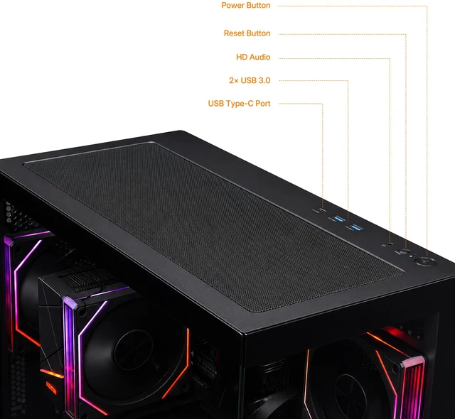 Alt view image 5 of 9 - KOTIN Desktop PC M70B KTM70BH797X32907X16G AMD Ryzen 7 9700X 32GB DDR5 1TB PCIe SSD XFX RX-97TSWF3BA Windows 11 Home