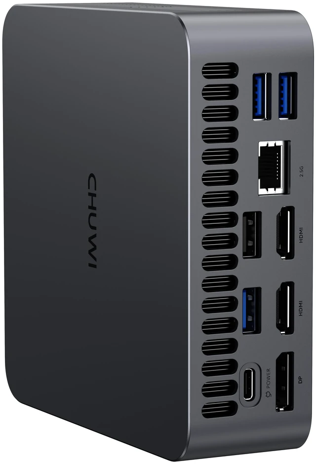 Alt view image 11 of 14 - CHUWI AuBox X Mini PC, Intel Core Ultra 5 256V Processor, 16GB LPDDR5X RAM, 1TB SSD, Intel Arc 140V Graphics, USB4, Dual HDMI 2.1, 2.5G LAN, WiFi 6E, Windows 11 Pro
