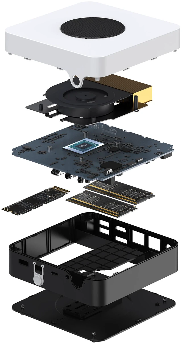 Alt view image 4 of 8 - CHUWI Desktop PC LarkBox 100U Intel Core 3 100U 16GB DDR5 512GB SSD Windows 11 Pro