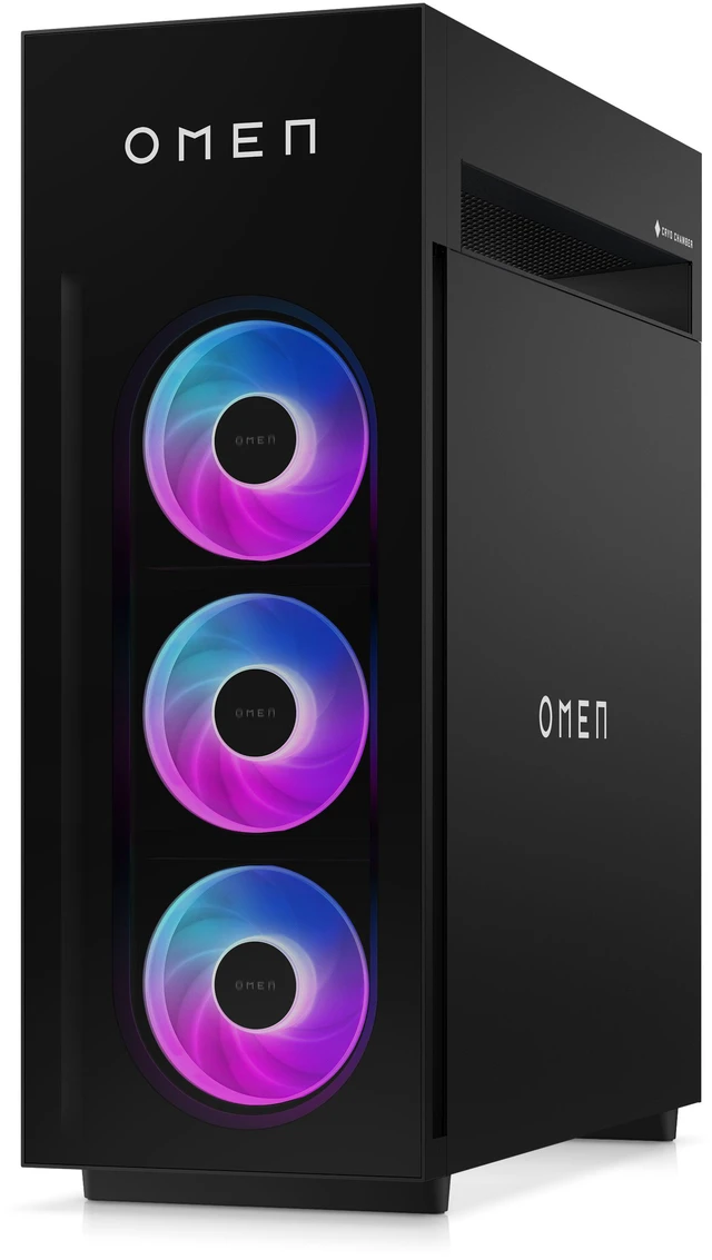 Alt view image 2 of 2 - OMEN MAX 45L Gaming Desktop PC GT23-0060, AMD Ryzen 7 9800X3D, NVIDIA GeForce RTX 5070 TI, 32GB DDR5, 1TB PCIe NVMe, Microsoft Windows 11 Professional