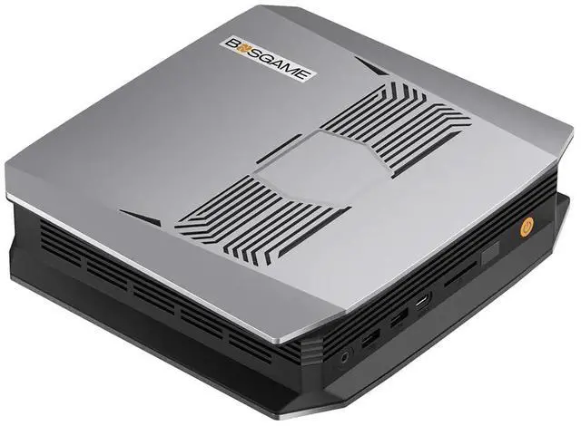 Alt view image 2 of 14 - BOSGAME M5 Mini Desktop Computer, AMD Ryzen AI Max+ 395 (5.1GHz), 128GB LPDDR5X RAM, 2TB PCIe 4.0 M.2 SSD, Radeon 8060S Graphics, BT 5.4, WiFi 7