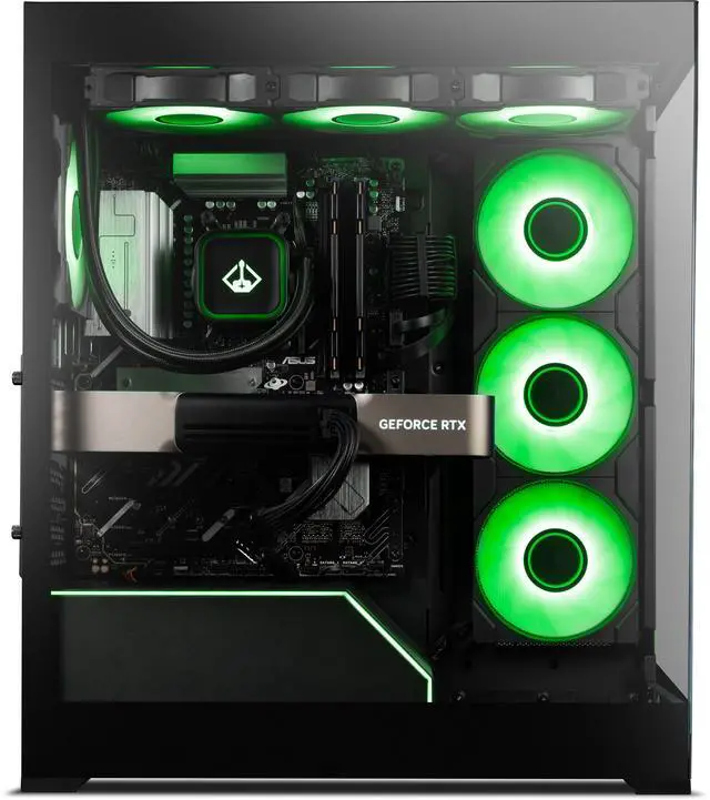 Alt view image 4 of 5 - Starforge Systems Nimbus Ultimate NE01 Gaming Desktop PC, AMD R7-9800X3D, NVIDIA RTX 5090 Founders Edition, 2TB Gen 4 NVMe, 32GB DDR5 RAM 5600, Win 11 Home Adv