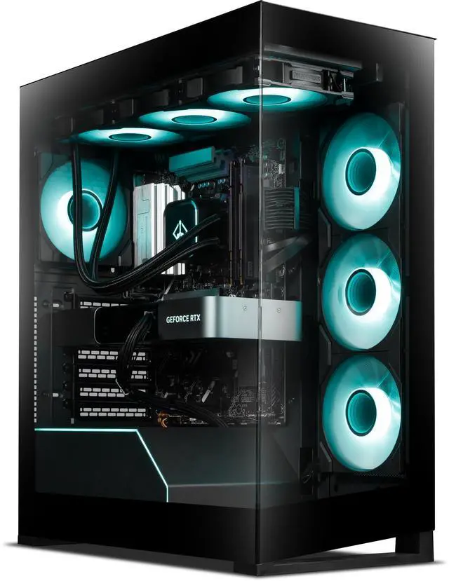 Main image of Starforge Systems Nimbus Ultimate NE01 Gaming Desktop PC, AMD R7-9800X3D, NVIDIA RTX 5090 Founders Edition, 2TB Gen 4 NVMe, 32GB DDR5 RAM 5600, Win 11 Home Adv
