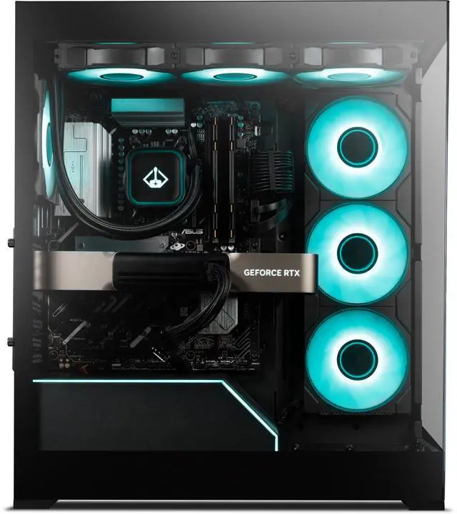 Alt view image 4 of 5 - Starforge Systems Nimbus Ultimate NE01 Gaming Desktop PC, AMD R7-9800X3D, NVIDIA RTX 5090 Founders Edition, 2TB Gen 4 NVMe, 32GB DDR5 RAM 5600, Win 11 Home Adv