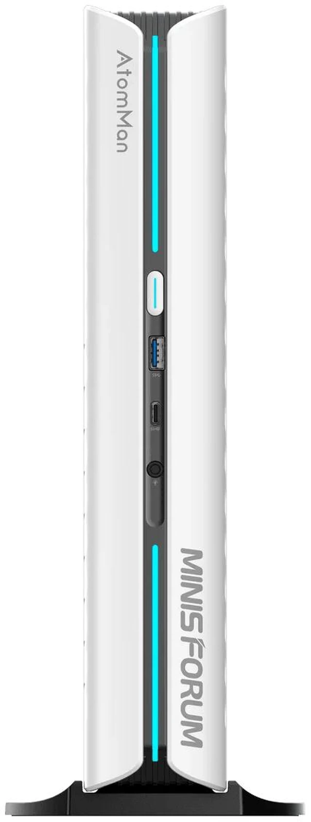 Alt view image 2 of 5 - MINISFORUM Mini PC G1 Pro AMD Ryzen 9 8945HX 32GB DDR5 1TB SSD 2xHDMI + 2xDP2.1 + DP1.4 Output, 5G LAN, WiFi7, BT5.4, 3xUSB Port, PCIe4.0x16 Slot Inside, RX 9060 XT Graphics Gaming PC