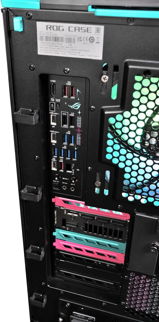 Alt view image 17 of 17 - Stoneforged Hatsune Miku Edition Gaming PC, AMD Ryzen 7 9800X3D, NVIDIA GeForce RTX 5080 OC, 64GB DDR5 6000, 2TB SSD