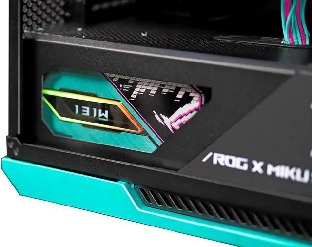 Alt view image 16 of 17 - Stoneforged Hatsune Miku Edition Gaming PC, AMD Ryzen 7 9800X3D, NVIDIA GeForce RTX 5080 OC, 64GB DDR5 6000, 2TB SSD