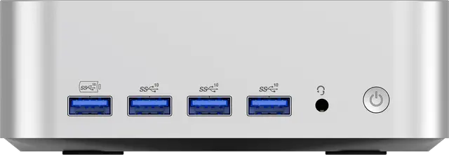 Alt view image 3 of 6 - GEEKOM Mini PC A8 MAX AMD Ryzen 7 8745HS 16GB DDR5 1TB SSD AMD Radeon 780M Windows 11 Pro