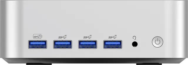 Alt view image 5 of 6 - GEEKOM Mini PC A8 MAX AMD Ryzen 7 8745HS 16GB DDR5 1TB SSD AMD Radeon 780M Windows 11 Pro
