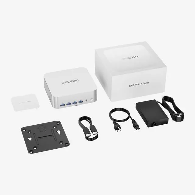 Alt view image 6 of 6 - GEEKOM Mini PC A8 MAX AMD Ryzen 7 8745HS 16GB DDR5 1TB SSD AMD Radeon 780M Windows 11 Pro